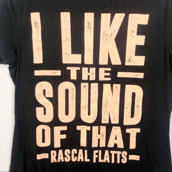 RASCAL FLATTS I Like the Sound of That Country Music Tee Women’s Size Medium - Picture 3 of 5